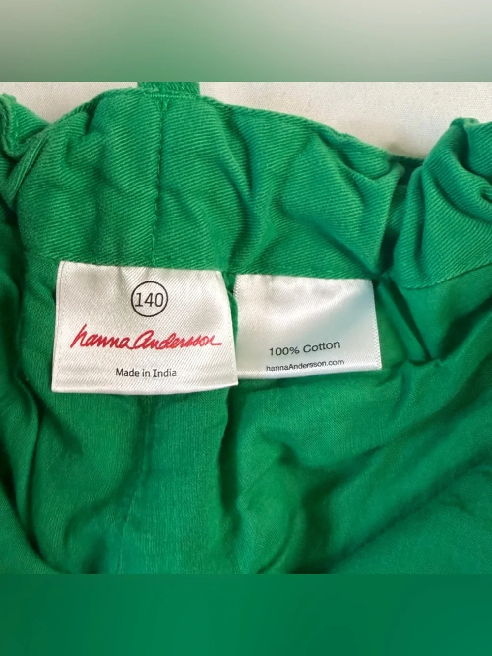 Hanna Andersson Boys Shorts Size 140 (9-10) Green Palm Tree‎ Embroidered Cotton